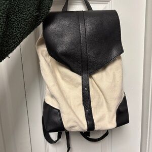 Cute Small Canvas Backpack Deux Lux Ivory Backpack